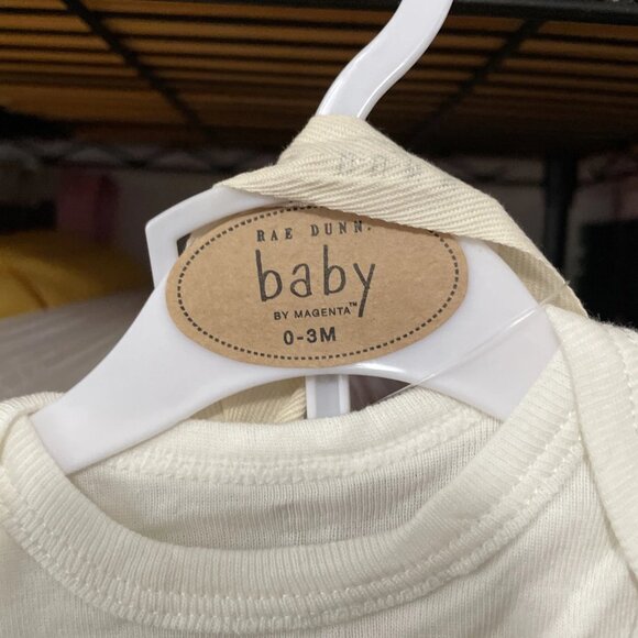 Rae Dunn Baby MAMA'S LITTLE MAN - 3 Piece Set - 0-3M - Shower Gift - NWT - Picture 4 of 4